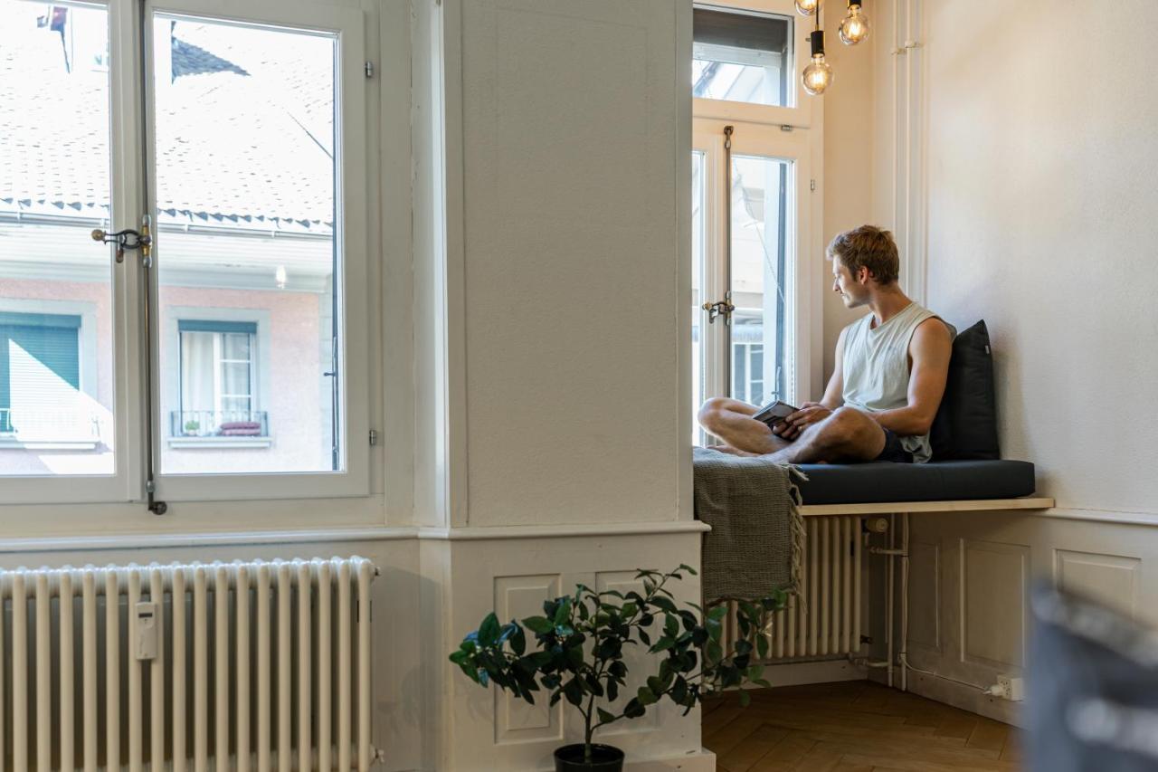 Historische Wohnung Im Herzen Der Thuner Altstadt Eksteriør bilde