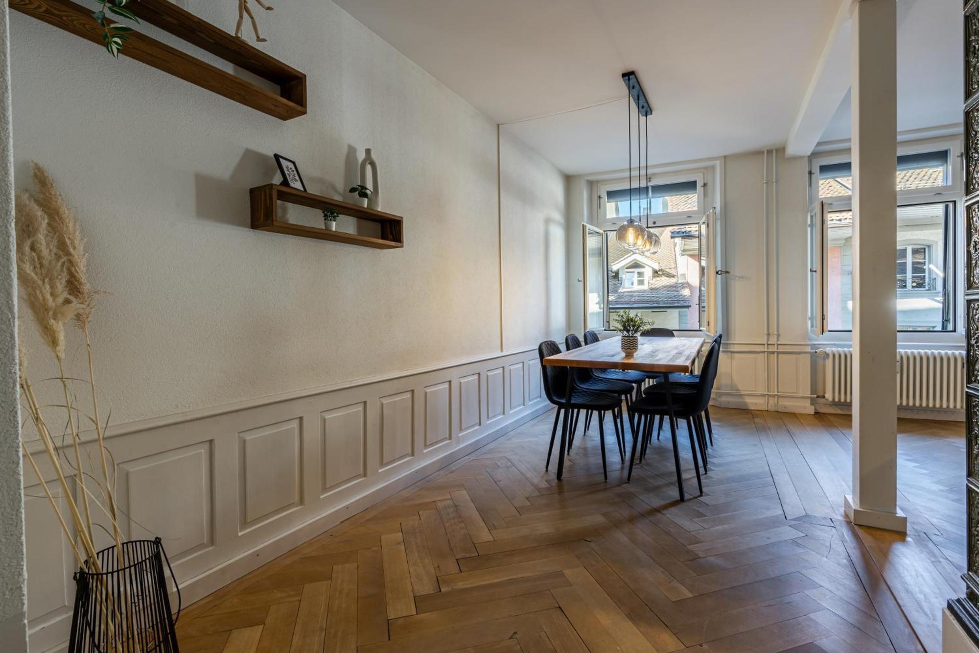 Historische Wohnung Im Herzen Der Thuner Altstadt Eksteriør bilde