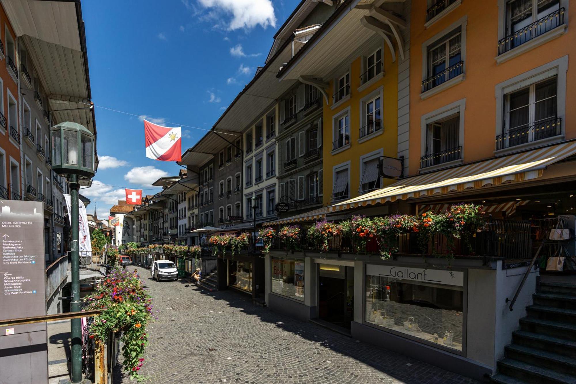 Historische Wohnung Im Herzen Der Thuner Altstadt Eksteriør bilde