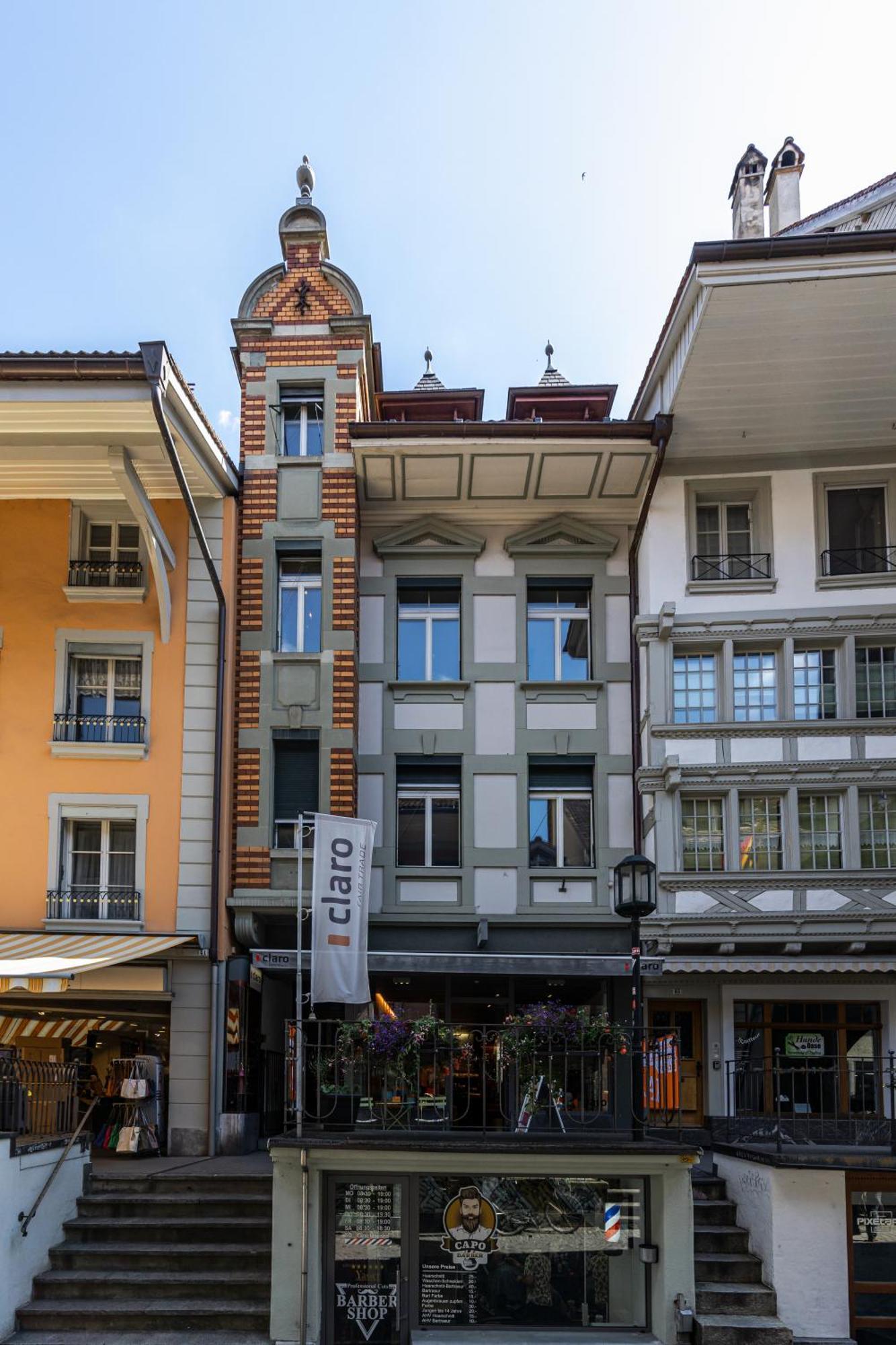 Historische Wohnung Im Herzen Der Thuner Altstadt Eksteriør bilde