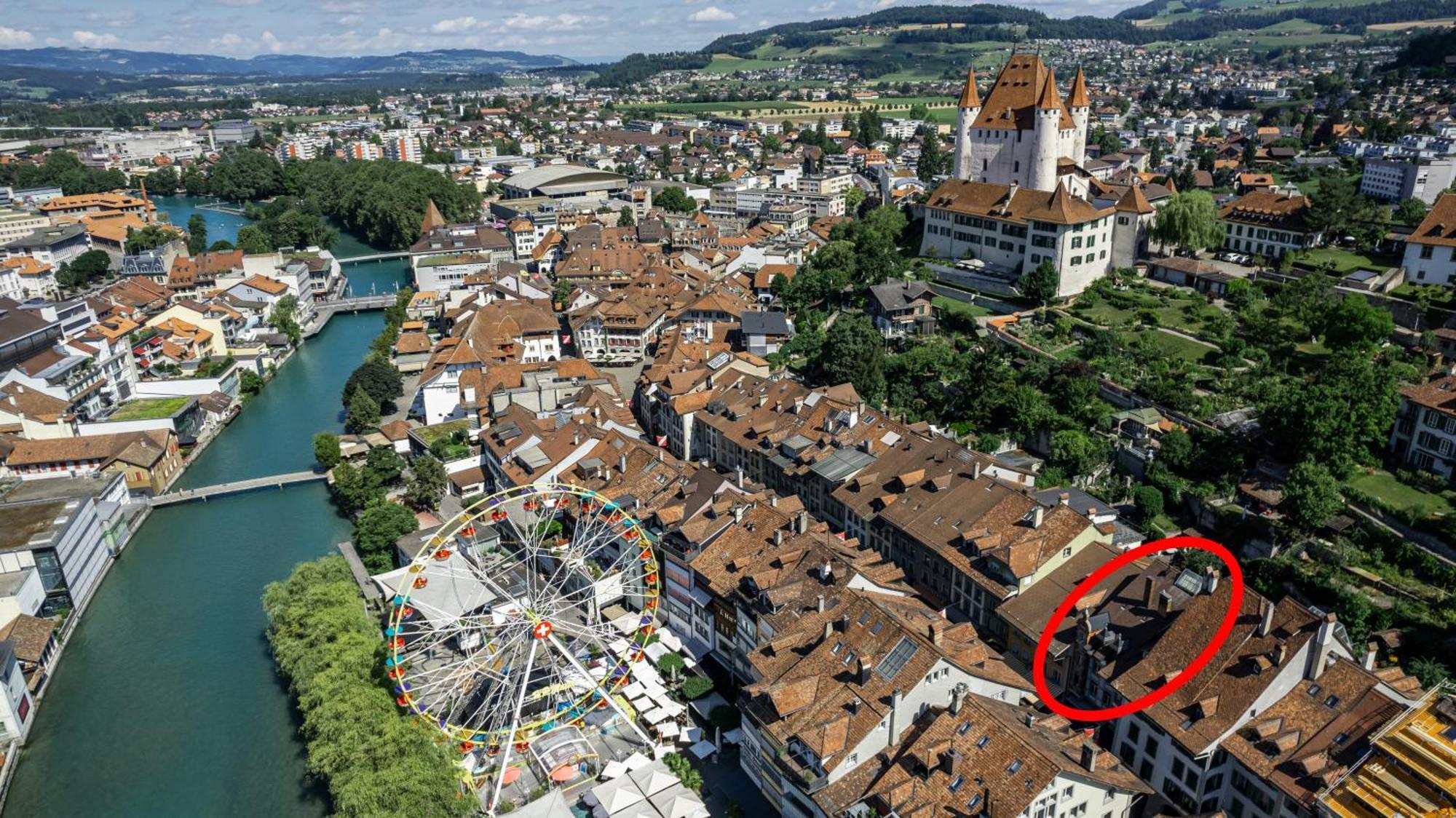 Historische Wohnung Im Herzen Der Thuner Altstadt Eksteriør bilde